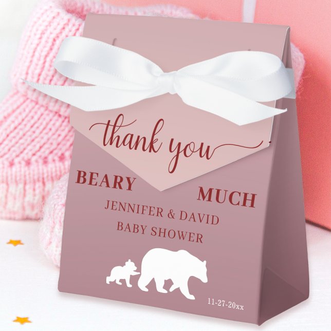 Caja Para Regalos Podemos Esperar Esperando A Un Oso Rosa (Subido por el creador)
