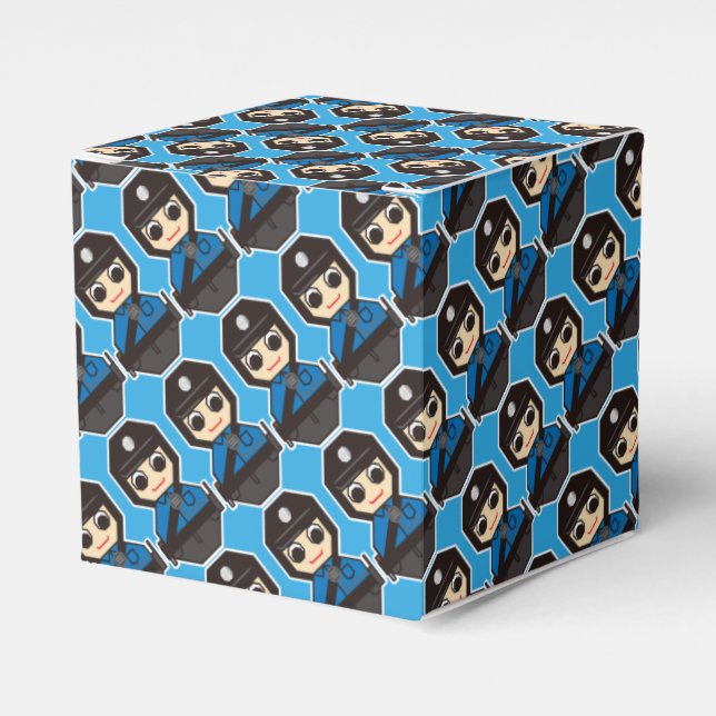 Caja Para Regalos Policía (Costado Anverso)