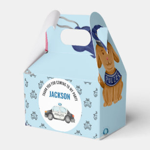 Caja Para Regalos Policía Oficial Policía Fiesta de Cumpleaños