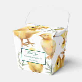 Caja Para Regalos Pollo 1er cumpleaños Animales de granja Cumpleaños