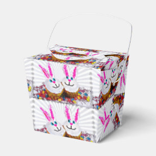 Caja Para Regalos Pop Art Easter Bungalows Cupcakes