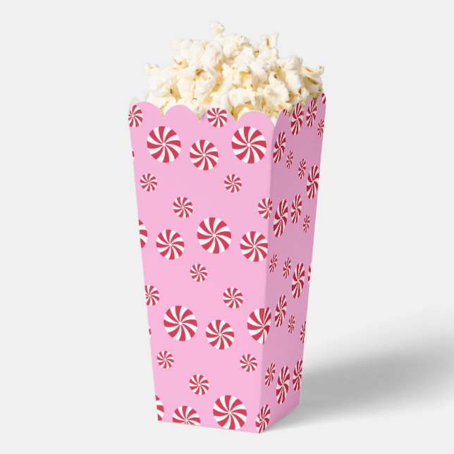 Caja Para Regalos Popcorn de menta rosa divertida y fina (apareció)
