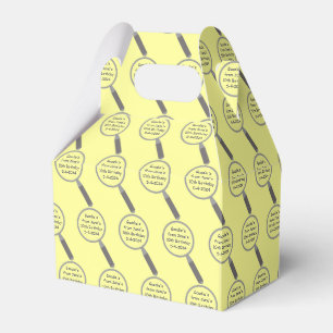 Caja Para Regalos Popcorn de tablero para la resolución de crímenes 
