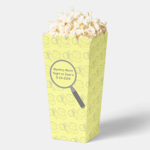 Caja Para Regalos Popcorn de tablero para la resolución de crímenes