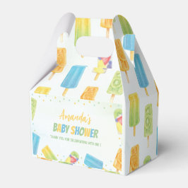 Caja Para Regalos Popsicle Baby Shower Ice Cream Summer Fiesta