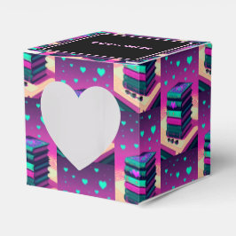 Caja Para Regalos Por El Amor De Los Libros Corazón Rosa