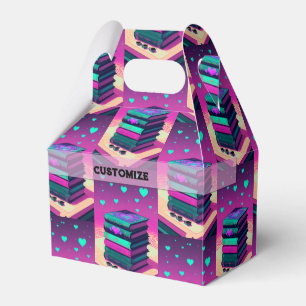 Caja Para Regalos Por El Amor De Los Libros Rosa