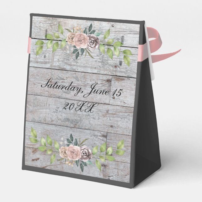 Caja Para Regalos Por siempre dos corazones - un amor (Reverso)