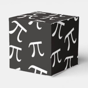 Caja Para Regalos Porciones de pi - matemáticas - fuentes felices