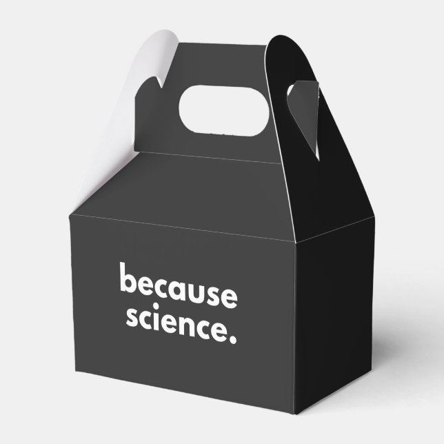 Caja Para Regalos Porque la ciencia (Front Side)