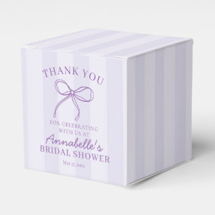 Caja Para Regalos Postre de Despedida de Soltera Pastel con Lazo Coq