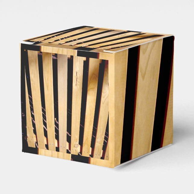 Caja Para Regalos Posts de la valla de madera, (Costado Anverso)