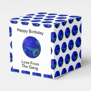 Caja Para Regalos Precisión del punto de la polka: el bol del césped