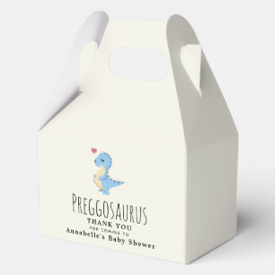 Caja Para Regalos Preggosauro Cute Dinosaurio Niño Bebé ducha