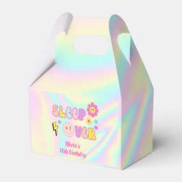 Caja Para Regalos Preppy Pastel Pink Y2K Sleep Over Birday