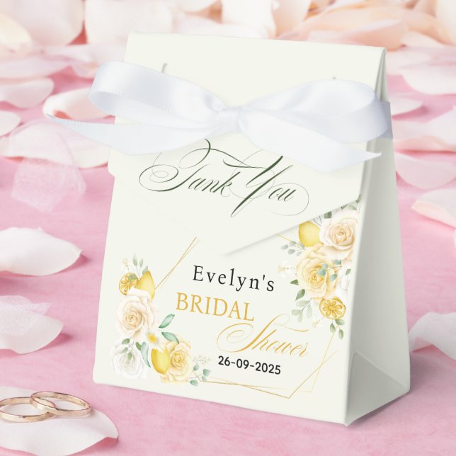 Caja Para Regalos Presencia principal Elegante ducha de novia con fl (Boda)