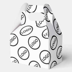 Caja Para Regalos Presentación de la empresa de logotipos de marcas 