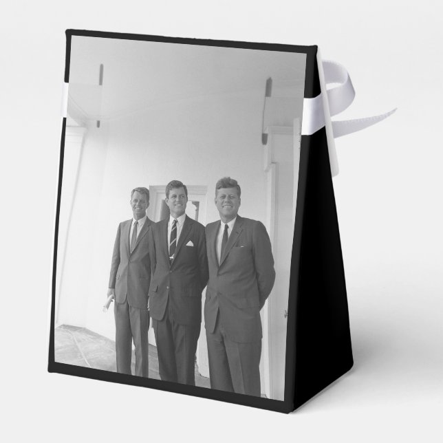 Caja Para Regalos Presidente John Kennedy y Brothers American Camelo (Reverso)