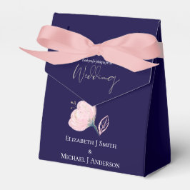 Caja Para Regalos Presupuesto Boda de oro rosa rosa azul de la Marin
