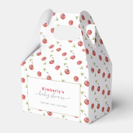 Caja Para Regalos Primavera acuarela Cherry Sweet Baby Shower