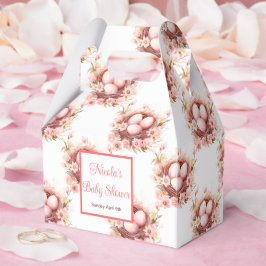 Caja Para Regalos Primavera Aves Nest Baby Shower