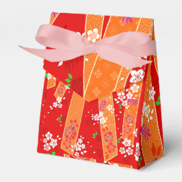 Caja Para Regalos Primavera del patrón de kimono floral japonés