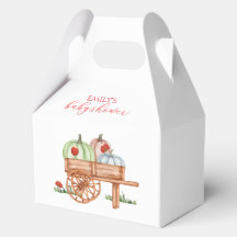 Primavera Rustic Modern Pumpkin Labybug Baby Showe