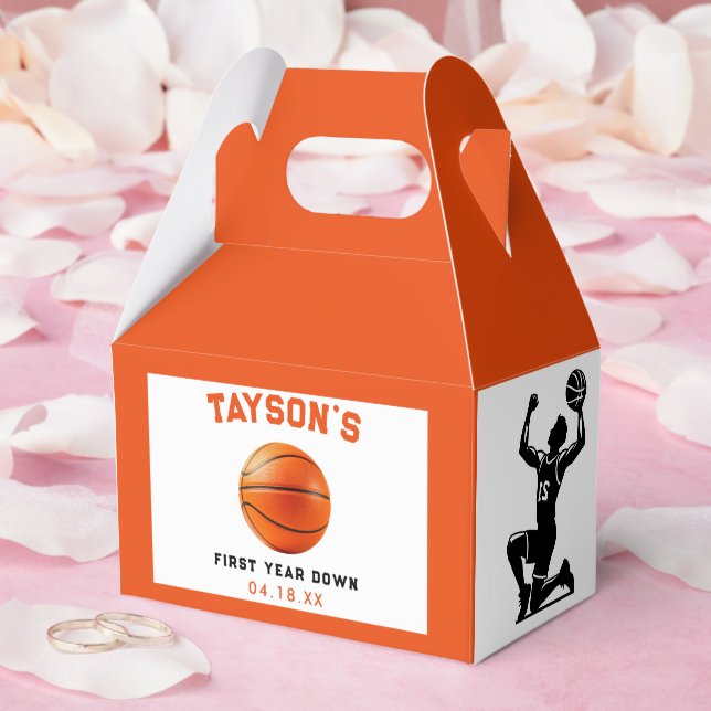 Caja Para Regalos Primer año de nacimiento del baloncesto (Boda)