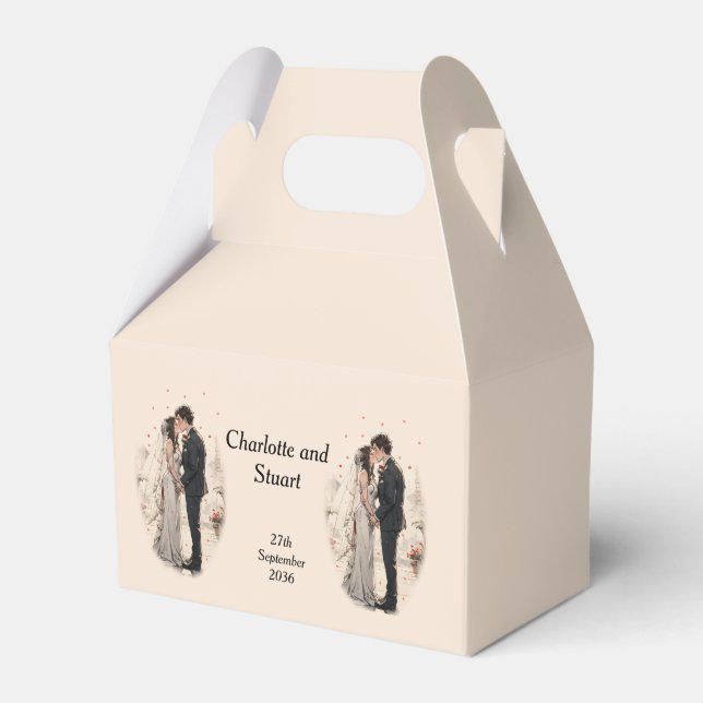 Caja Para Regalos Primer beso (Front Side)