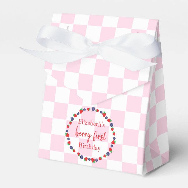 Caja Para Regalos Primer cumpleaños de Berry (Front Side)