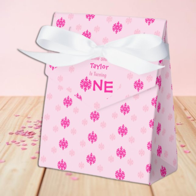 Caja Para Regalos Primer cumpleaños de Little Snowflake (Subido por el creador)