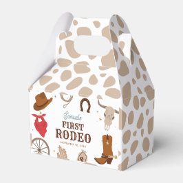 Caja Para Regalos Primer cumpleaños de Rodeo Beige Wild Wild West Bo