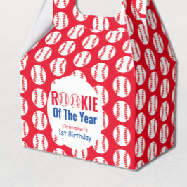 Caja Para Regalos Primer cumpleaños de Rookie Baseball
