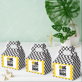 Caja Para Regalos Primer cumpleaños de un chico feliz Face Boy