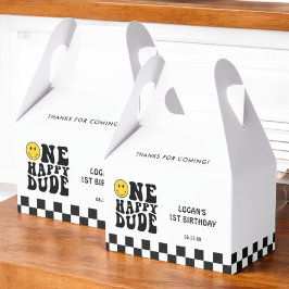 Caja Para Regalos Primer cumpleaños de un chico feliz sonriendo cara