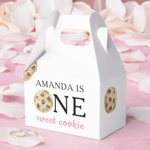 Caja Para Regalos Primer cumpleaños de un dulce novato y Chica de le