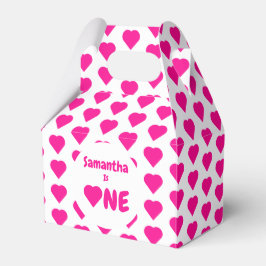 Caja Para Regalos Primer cumpleaños del corazón