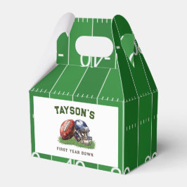Caja Para Regalos Primer cumpleaños del fútbol americano