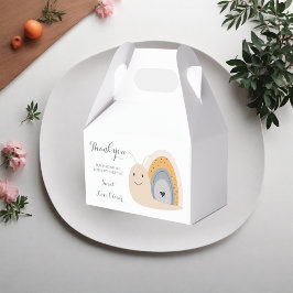 Caja Para Regalos Primer Día de la Fiesta de Cumpleaños Caracol Arco