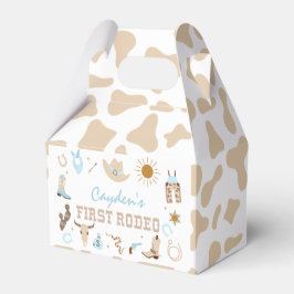 Caja Para Regalos Primer Rodeo Cumpleaños pastel primero