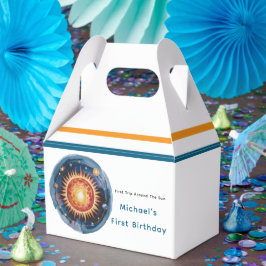 Caja Para Regalos Primer viaje alrededor del Fiesta del primer cumpl