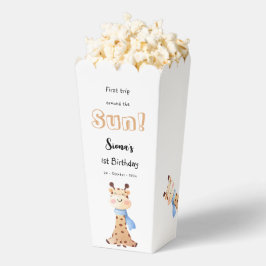 Caja Para Regalos Primer Viaje Alrededor Del Sol Giraffe Primer Cump