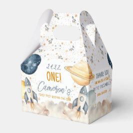 Caja Para Regalos Primer Viaje Espacial Por La Fiesta Del Cumpleaños