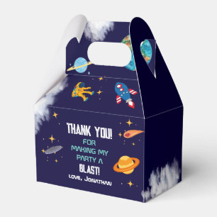 Caja Para Regalos Primer Viaje Espacial Por La Fiesta Del Cumpleaños