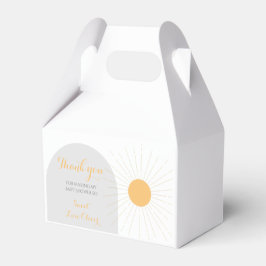 Caja Para Regalos Primer viaje por el sol Cumpleaños Boho