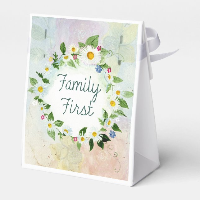 Caja Para Regalos Primera cita Inspiradora familiar (Reverso)