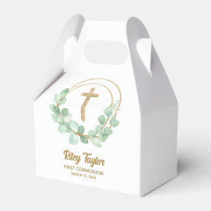 Caja Para Regalos Primera Comunidad de la Cruz del Oro Eucalyptus