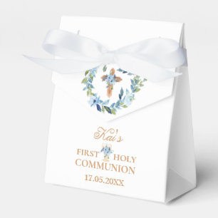 Caja Para Regalos Primera comunión sagrada Boho Garland Favor Box Bo