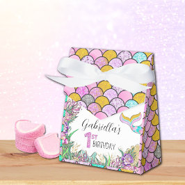Caja Para Regalos Primera Cumpleaños de la Sirenita