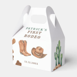 Caja Para Regalos Primera fiesta de cumpleaños de Rodeo